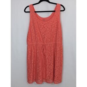 Kensie Lace Overlay Sleeveless Lined Dress Size XL